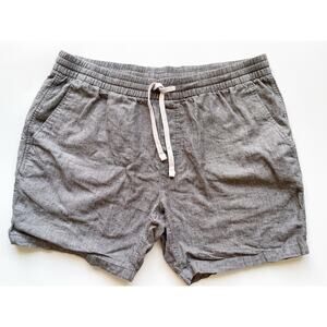 Men's Sun + Stone Linen Blend Pull On Shorts Size XL